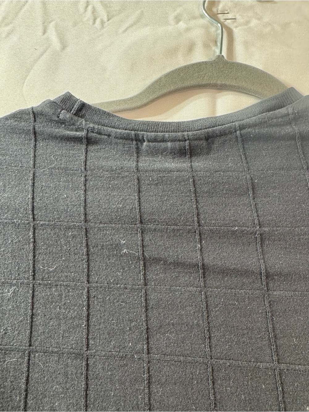 Emporio Armani Men's Large Short Sleeve Crewneck Shirt - Charcoal - Picture 12 of 12
